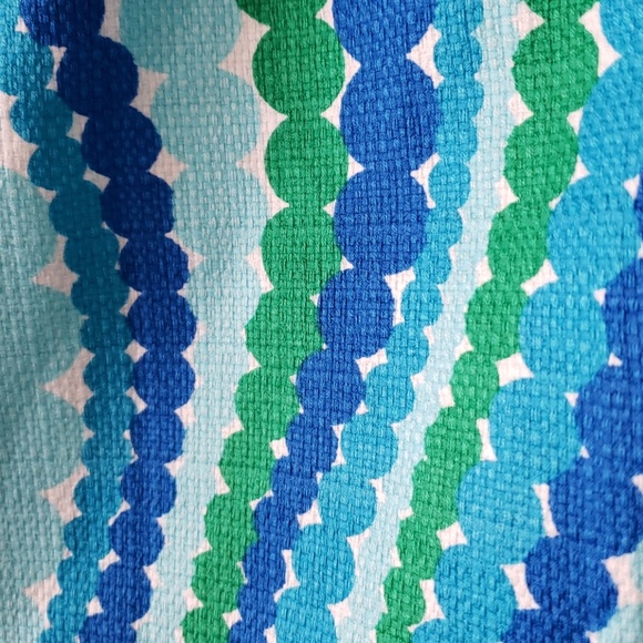 Talbots aquamarine wave dot pencil skirt - Picture 7 of 7